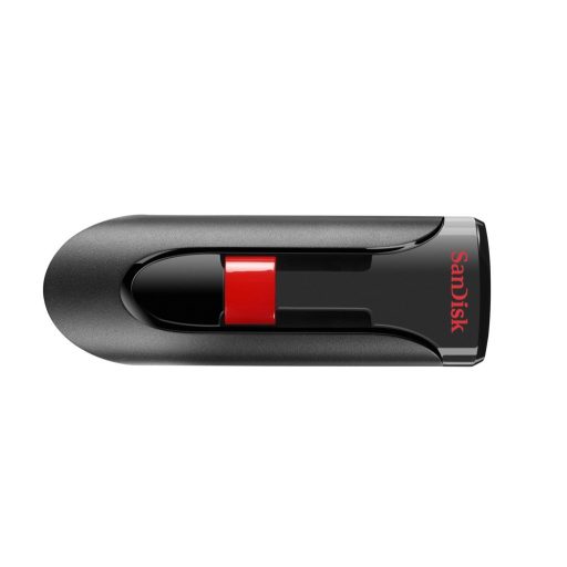 SanDisk Cruzer Glide, 32GB USB flash meghajtó USB A típus 2.0 Fekete, Vörös