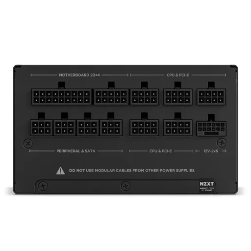 NZXT C1200 Gold ATX 3.1 1200 W 24-pin ATX Fekete