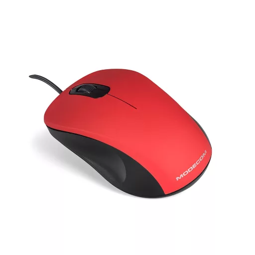 Modecom MC-M10S egér Irodai Kétkezes USB A típus Optikai 1000 DPI