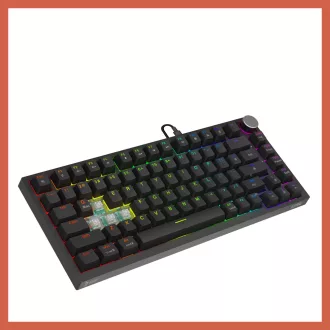   Savio ASTRAL BLACK JADE billentyűzet Játék USB QWERTY Nemzetközi amerikai Fekete