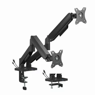   Gembird MA-DA2U-01 asztali TV konzol 81,3 cm (32") Fekete