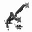 Gembird MA-DA2U-01 asztali TV konzol 81,3 cm (32") Fekete