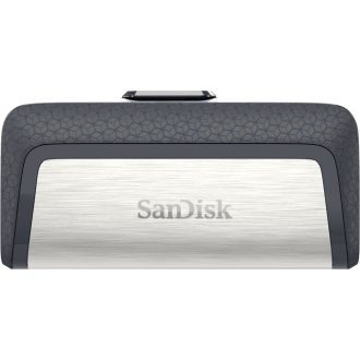   SanDisk Ultra Dual Drive USB Type-C USB flash meghajtó 128 GB USB Type-A / USB Type-C 3.2 Gen 1 (3.1 Gen 1) Fekete, Ezüst