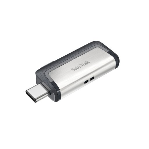 SanDisk Ultra Dual Drive USB Type-C USB flash meghajtó 128 GB USB Type-A / USB Type-C 3.2 Gen 1 (3.1 Gen 1) Fekete, Ezüst