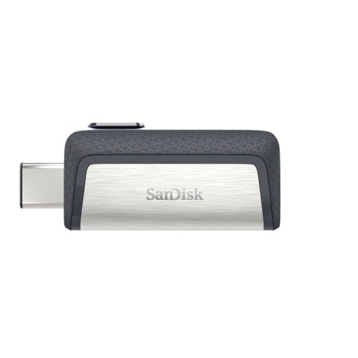 SanDisk Ultra Dual Drive USB Type-C USB flash meghajtó 128 GB USB Type-A / USB Type-C 3.2 Gen 1 (3.1 Gen 1) Fekete, Ezüst