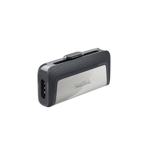 SanDisk Ultra Dual Drive USB Type-C USB flash meghajtó 128 GB USB Type-A / USB Type-C 3.2 Gen 1 (3.1 Gen 1) Fekete, Ezüst