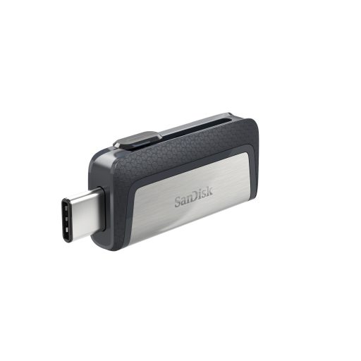 SanDisk Ultra Dual Drive USB Type-C USB flash meghajtó 128 GB USB Type-A / USB Type-C 3.2 Gen 1 (3.1 Gen 1) Fekete, Ezüst