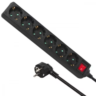 Socket box 6-way 5m MCE195G
