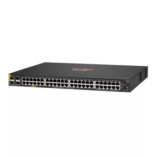 HPE Aruba Networking CX 6000 48G Class4 PoE 4SFP 370W Switch Vezérelt L3 Gigabit Ethernet (10/100/1000) Ethernet-áramellátás (PoE) támogatása 1U