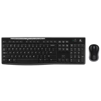   Logitech 920-004526 billentyűzet Egér mellékelve Univerzális Vezeték nélküli RF QWERTZ Magyar Fekete