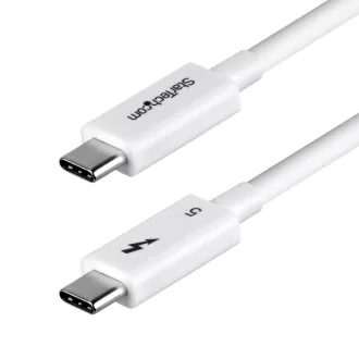   StarTech.com TBLT5MM80CM240WWH Thunderbolt kábel 0,8 M 120 Gbit/s Fehér