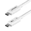 StarTech.com TBLT5MM80CM240WWH Thunderbolt kábel 0,8 M 120 Gbit/s Fehér