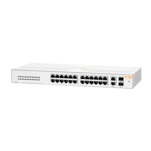 HPE Aruba Networking Aruba Instant On 1430 26G 2SFP Beállítást nem igénylő (unmanaged) L2 Gigabit Ethernet (10/100/1000) 1U