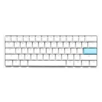   Ducky DKON2061ST billentyűzet Játék USB QWERTY Nemzetközi amerikai Fehér