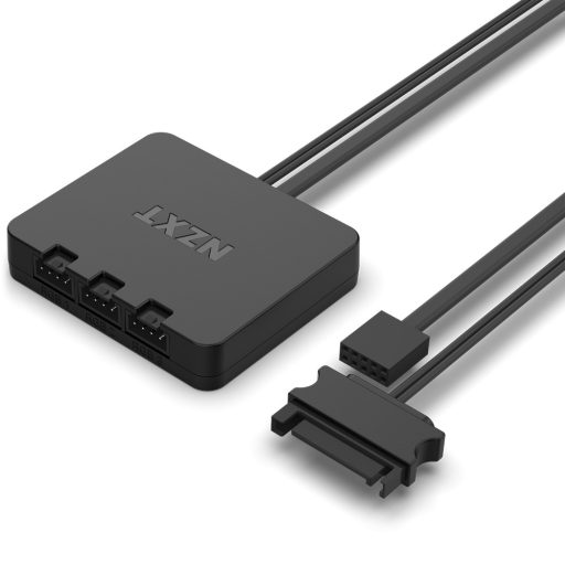 NZXT F120 RGB DUO Triple Pack 12 cm Fekete 3 db