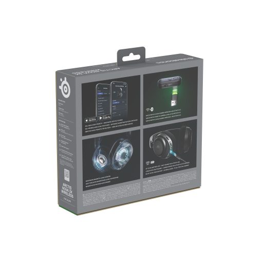 Steelseries Arctis Nova 3X Headset Vezeték nélküli Fejpánt Zene/általános Bluetooth Fekete