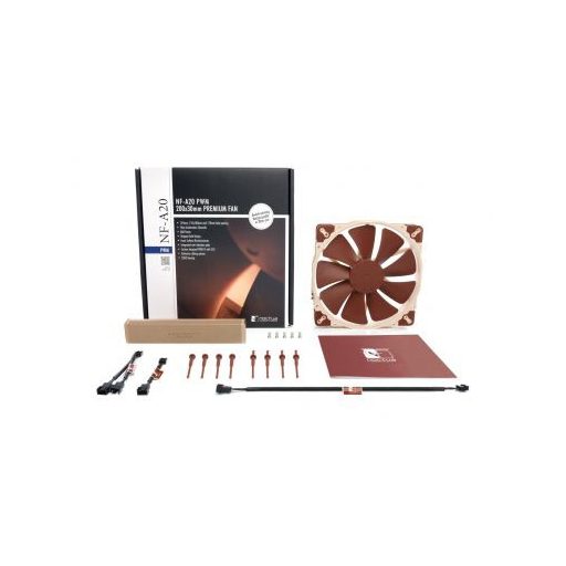Noctua NOC-NF-A20-PWM 20 cm Bézs, Barna 1 db