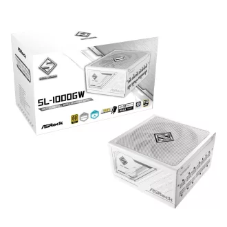 Asrock SL-1000GW Steel Legend 1000 W 20+4 pin ATX ATX Fehér