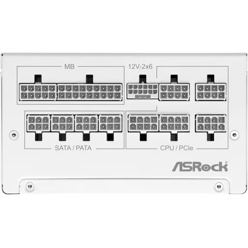 Asrock SL-1000GW Steel Legend 1000 W 20+4 pin ATX ATX Fehér
