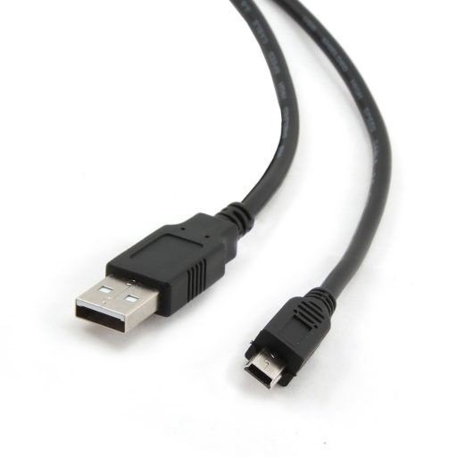 Gembird 1.8m USB 2.0 A/mini-USB M USB kábel 1,8 M USB A Mini-USB B Fekete