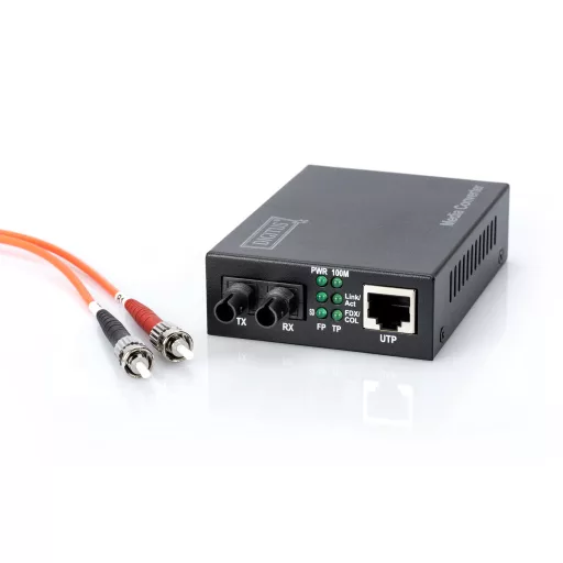 Digitus DN-82010-1 hálózati média konverter Belső 1310 nm Multi-mode Fekete