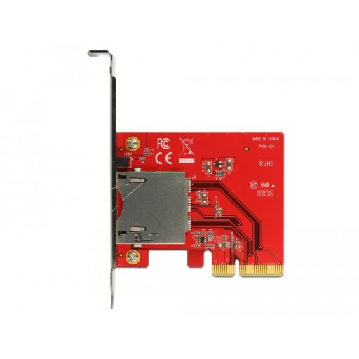 DeLOCK 91748 kártyaolvasó PCI Express Belső Fémes, Vörös