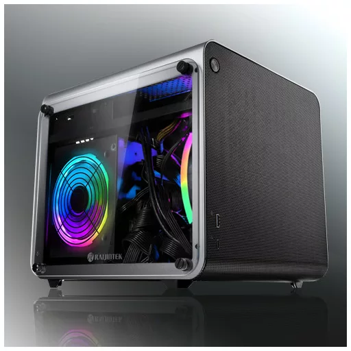 RAIJINTEK METIS EVO TGS Mini Tower Ezüst
