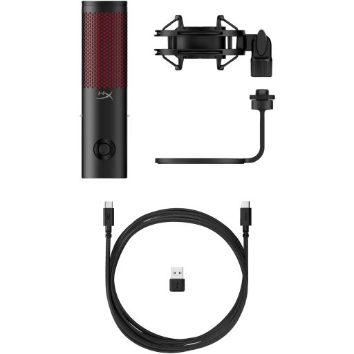 HyperX QuadCast 2 - USB Microphone (Black) Fekete Podcast mikrofon