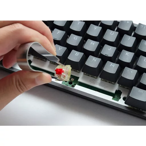 Ducky One 3 Classic Mini billentyűzet Játék USB Amerikai angol Fekete, Fehér