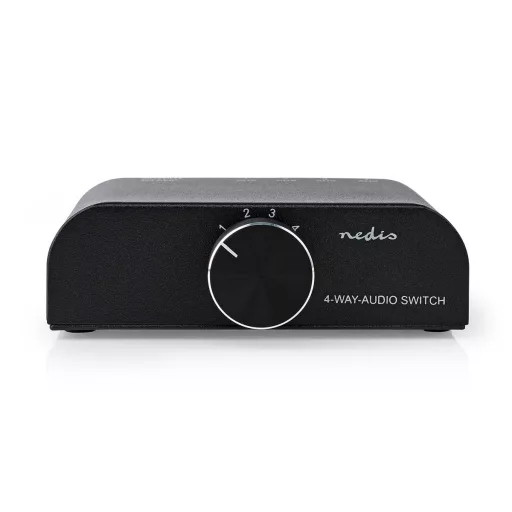 Nedis ASWI2424AT audió kapcsoló Antracit