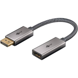   Goobay 75272 video átalakító kábel 0,2 M DisplayPort HDMI Fekete