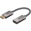 Goobay 75272 video átalakító kábel 0,2 M DisplayPort HDMI Fekete
