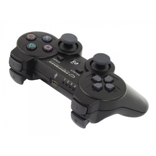 Esperanza EGG109K játékvezérlő Fekete Bluetooth Joystick Analóg Playstation 3
