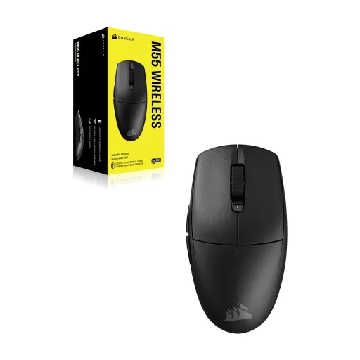 Corsair M55 egér Játék Jobbkezes RF Wireless + Bluetooth + USB Type-A Optikai 24000 DPI