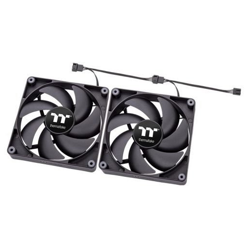 Thermaltake CT140 PC Cooling Fan Számítógép ház Hűtő 14 cm Fekete 3 db