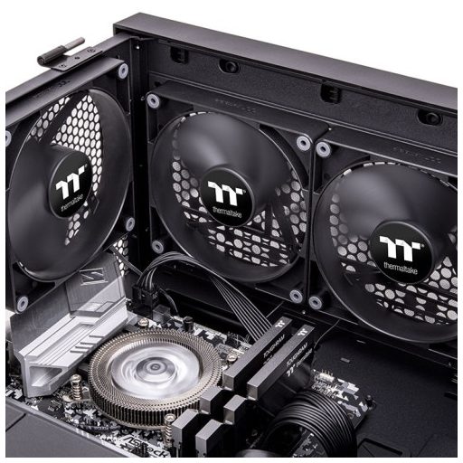Thermaltake CT140 PC Cooling Fan Számítógép ház Hűtő 14 cm Fekete 3 db