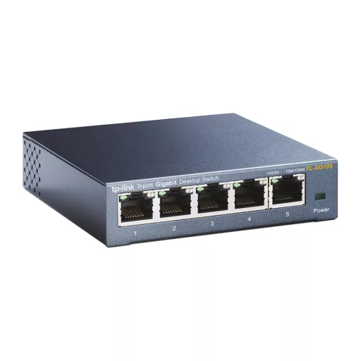 TP-Link TL-SG105 Beállítást nem igénylő (unmanaged) Gigabit Ethernet (10/100/1000) Fekete