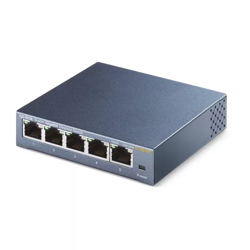 TP-Link TL-SG105 Beállítást nem igénylő (unmanaged) Gigabit Ethernet (10/100/1000) Fekete