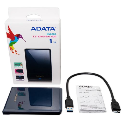 ADATA HV620S külső merevlemez 1 TB 2.5" Micro-USB B 3.2 Gen 1 (3.1 Gen 1) Kék