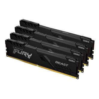   Kingston Technology FURY Beast 64 GB 4 x 16 GB DDR4 3200 MT/másodperc