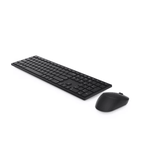 DELL KM5221W billentyűzet Egér mellékelve Irodai Vezeték nélküli RF QWERTZ Német Fekete