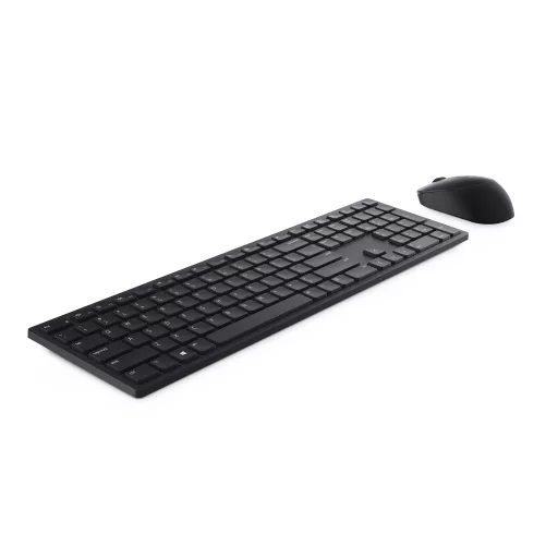 DELL KM5221W billentyűzet Egér mellékelve Irodai Vezeték nélküli RF QWERTZ Német Fekete