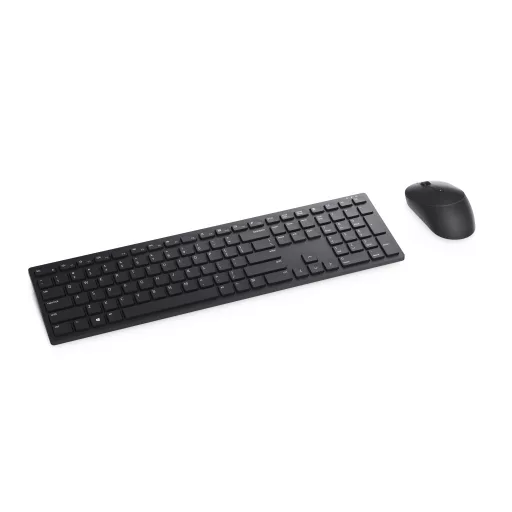 DELL KM5221W billentyűzet Egér mellékelve Irodai Vezeték nélküli RF QWERTZ Német Fekete
