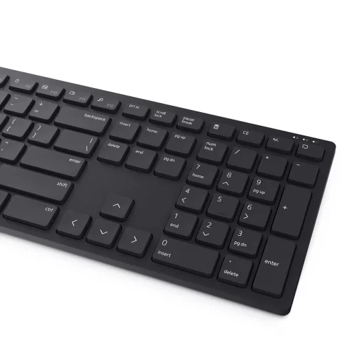 DELL KM5221W billentyűzet Egér mellékelve Irodai Vezeték nélküli RF QWERTZ Német Fekete