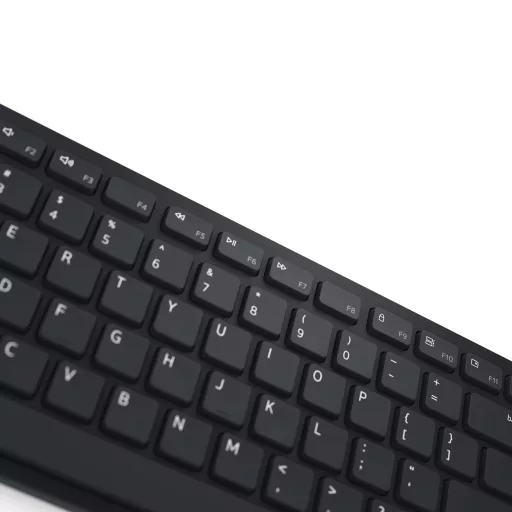 DELL KM5221W billentyűzet Egér mellékelve Irodai Vezeték nélküli RF QWERTZ Német Fekete