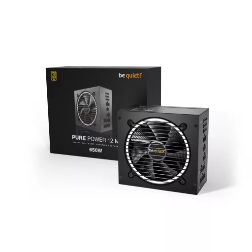 be quiet! Pure Power 12 M 650 W 20+4 pin ATX ATX Fekete