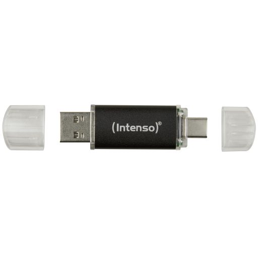 Intenso Twist Line USB flash meghajtó 64 GB USB Type-A / USB Type-C 3.2 Gen 1 (3.1 Gen 1) Antracit