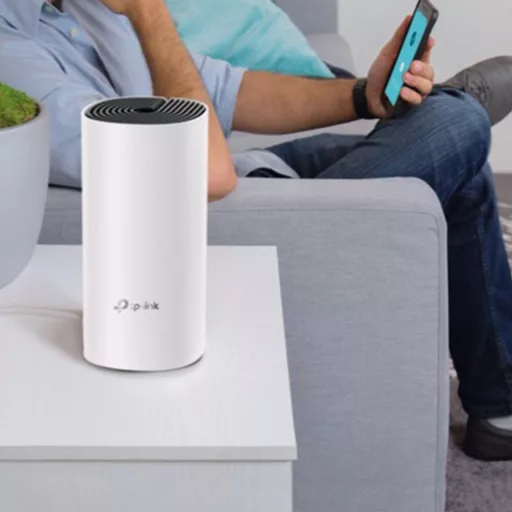 TP-Link Deco E4 (1-pack) Kétsávos (2,4 GHz / 5 GHz) Wi-Fi 5 (802.11ac) Fehér, Szürke Belső
