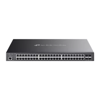   TP-Link Omada SG3452XMPP hálózati kapcsoló Vezérelt L2+ Gigabit Ethernet (10/100/1000) Ethernet-áramellátás (PoE) támogatása 1U Fekete
