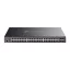 TP-Link Omada SG3452XMPP hálózati kapcsoló Vezérelt L2+ Gigabit Ethernet (10/100/1000) Ethernet-áramellátás (PoE) támogatása 1U Fekete